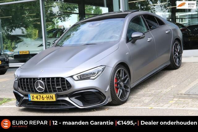 Grijs, metallic lak Gebruikt 2020 Mercedes CLA45 AMG Premium Plus Sedan | € 56.995 (Eerlijke prijs) - Afbeelding 1/4