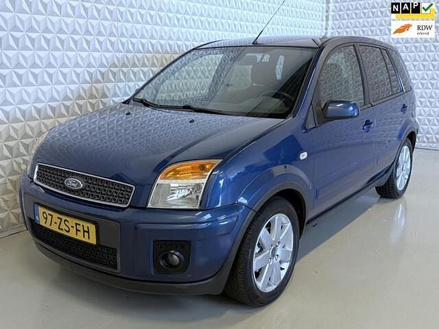 Blauw (metallic) Gebruikt 2008 Ford Fusion Futura MPV | € 1.750 (Goede deal) - Afbeelding 1/4