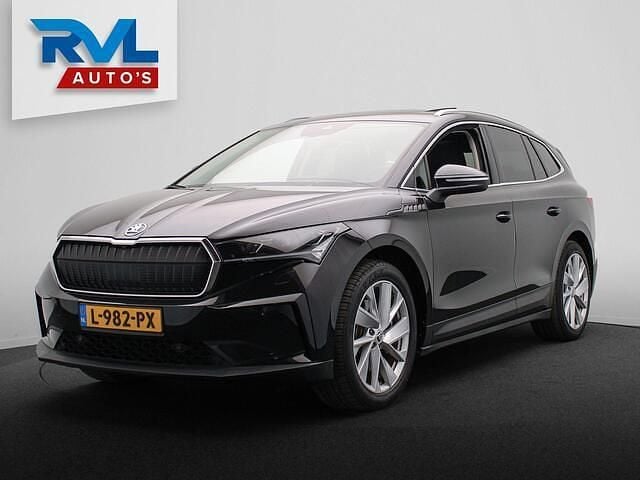 Zwart Gebruikt 2021 Skoda Enyaq iV SUV | € 24.945 (Super prijs) - Afbeelding 1/4