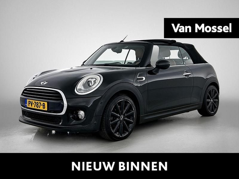 Zwart Gebruikt 2017 Mini Cooper Cabriolet Business Cabriolet | € 15.900 (Eerlijke prijs) - Afbeelding 1/4