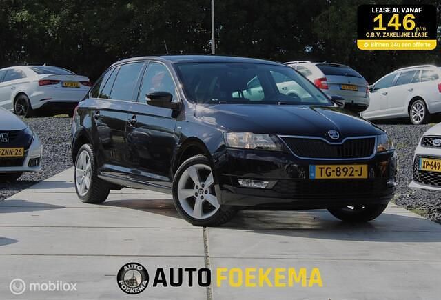 Zwart Gebruikt 2018 Skoda Rapid Clever Hatchback | € 8.890 (Eerlijke prijs) - Afbeelding 1/4
