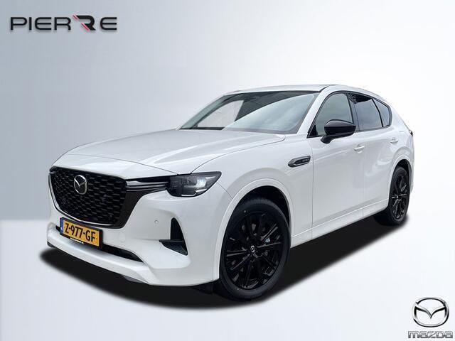 Rhodium white metallic (wit metallic) Gebruikt 2024 Mazda CX-60 Homura-Line SUV | € 54.845 (Duur) - Afbeelding 1/4