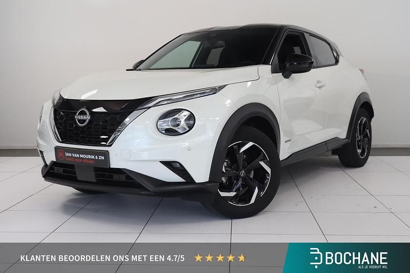 Twotone (pearl white/black) Gebruikt 2023 Nissan Juke Tekna SUV | € 24.700 (Eerlijke prijs) - Afbeelding 1/4