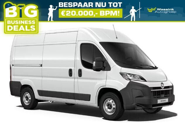 Wit Nieuw 2024 Opel Movano S Van | € 32.999 (Goede deal) - Afbeelding 1/4
