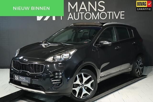 Zwart Gebruikt 2016 Kia Sportage GT-Line SUV | € 16.950 (Goede deal) - Afbeelding 1/4