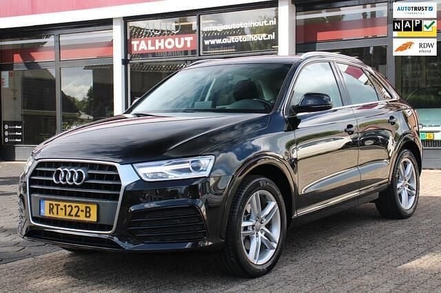 Zwart Gebruikt 2017 Audi Q3 S-Line SUV | € 18.950 (Goede deal) - Afbeelding 1/4