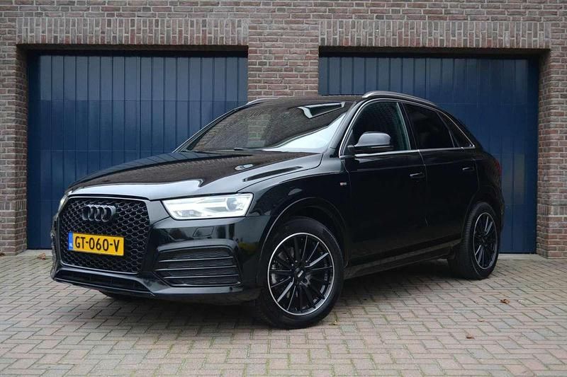 Zwart Gebruikt 2015 Audi Q3 S-Line SUV | € 14.450 (Eerlijke prijs) - Afbeelding 1/4