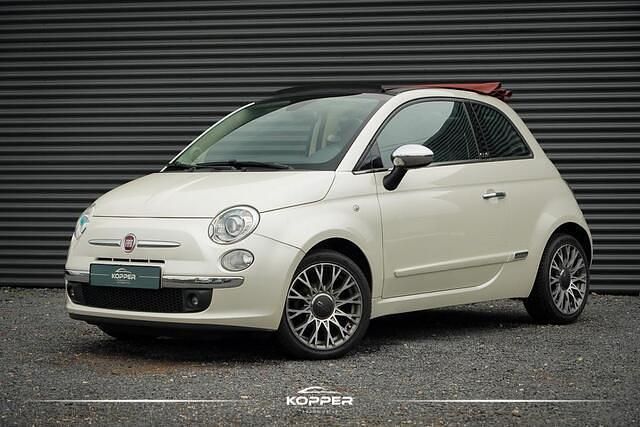 Creme Gebruikt 2010 Fiat 500C Rock Cabriolet | € 7.250 (Eerlijke prijs) - Afbeelding 1/4