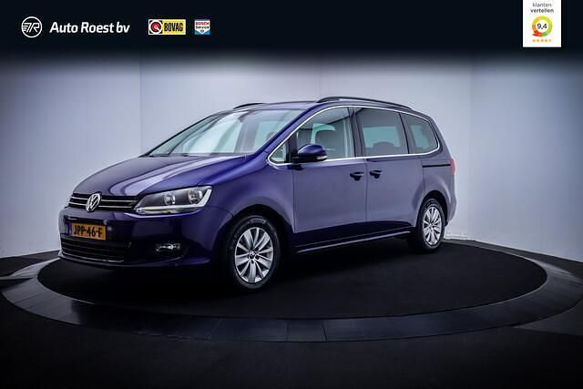 Blauw Occasion 2018 VW Sharan Comfortline MPV | € 25.950 (Eerlijke prijs) - Afbeelding 1/4