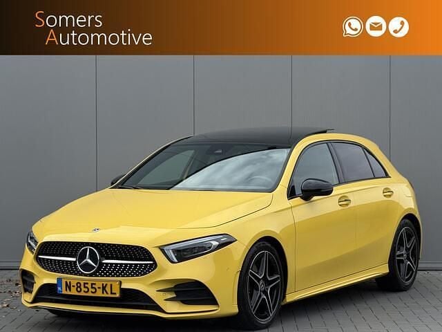 Occasion Mercedes A180 Premium Plus 136 PK (100 kW) 2021 Geel Hatchback
