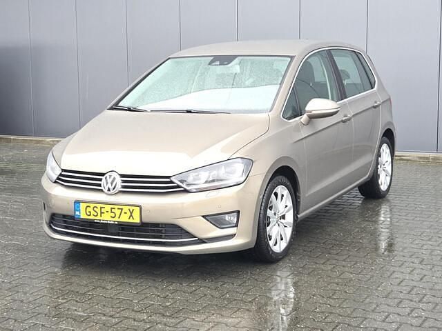 Geel Gebruikt 2014 VW Golf Sportsvan Highline MPV | € 12.950 (Eerlijke prijs) - Afbeelding 1/3