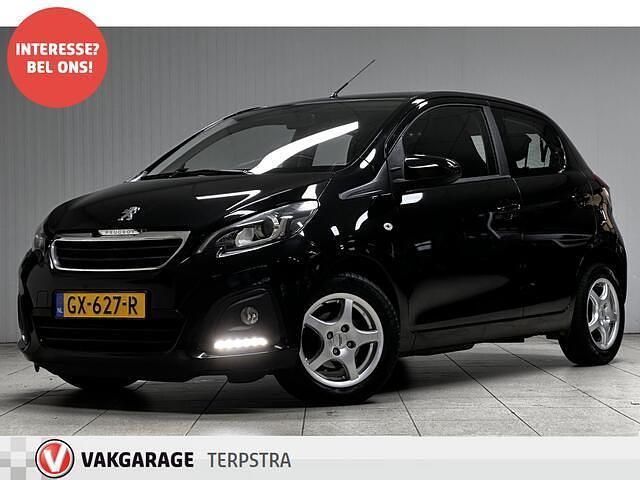 Zwart (metallic) Gebruikt 2015 Peugeot 108 Hatchback | € 3.995 (Eerlijke prijs) - Afbeelding 1/4