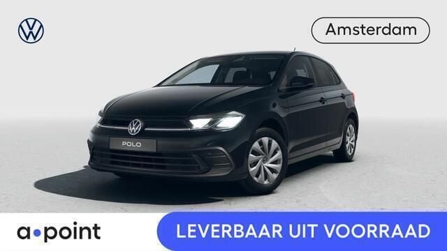 Zwart Nieuw 2025 VW Polo Edition Hatchback | € 24.995 (Super prijs) - Afbeelding 1/4