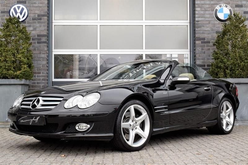 Occasion Mercedes SL500 2006 Zwart (metallic) Cabriolet
