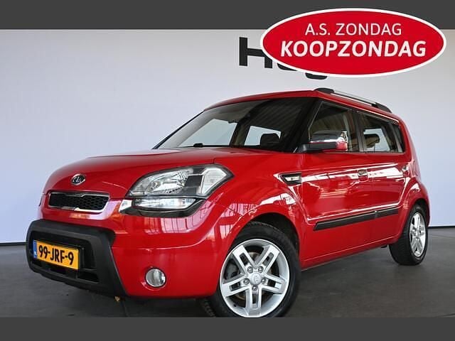 Rood Gebruikt 2009 Kia Soul SUV | € 3.440 (Eerlijke prijs) - Afbeelding 1/4