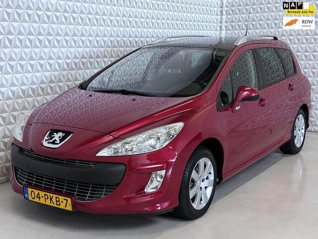 Rood Gebruikt 2011 Peugeot 308 SW Stationwagen | € 999 (Super prijs) - Afbeelding 1/4