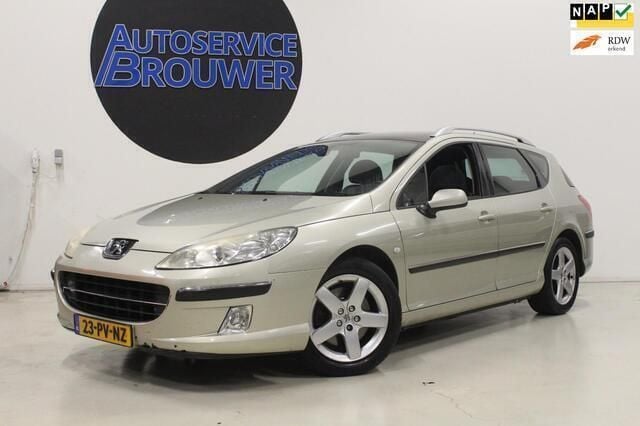 Grijs Gebruikt 2005 Peugeot 407 Stationwagen | € 1.250 (Eerlijke prijs) - Afbeelding 1/4