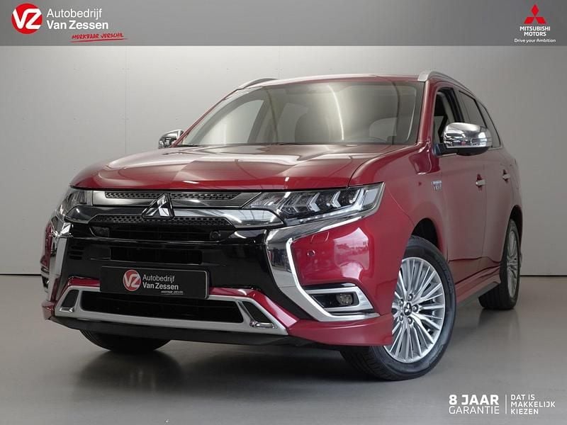 Rood Gebruikt 2021 Mitsubishi Outlander Intense+ SUV | € 23.750 (Goede deal) - Afbeelding 1/4