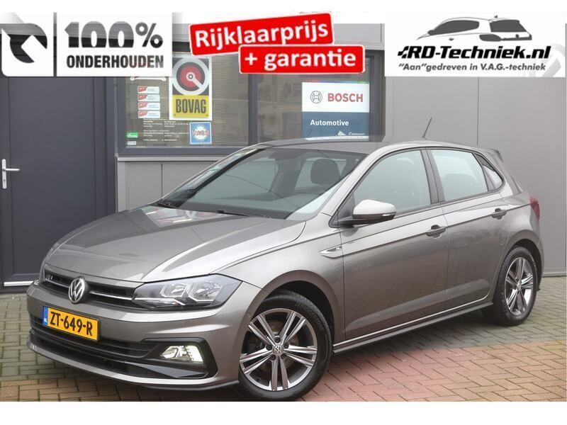 Grijs, metallic lak Gebruikt 2019 VW Polo Highline Hatchback | € 16.744 (Iets duurder) - Afbeelding 1/3