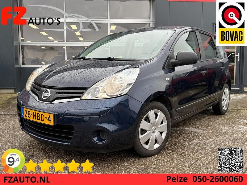 Blauw Occasion 2010 Nissan Note Visia MPV | € 4.745 (Eerlijke prijs) - Afbeelding 1/4