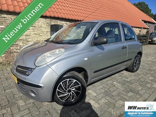 Grijs Gebruikt 2005 Nissan Micra Pure Hatchback | € 1.290 (Eerlijke prijs) - Afbeelding 1/4