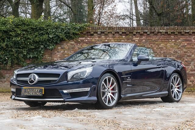 Blauw Occasion 2012 Mercedes SL63 AMG AMG Cabriolet | € 79.500 - Afbeelding 1/4