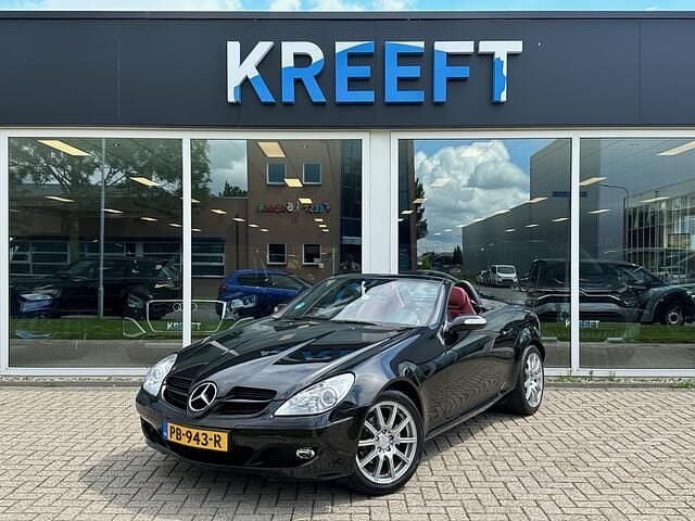 Zwart Gebruikt 2006 Mercedes SLK200 Edition Cabriolet | € 10.950 (Eerlijke prijs) - Afbeelding 1/4