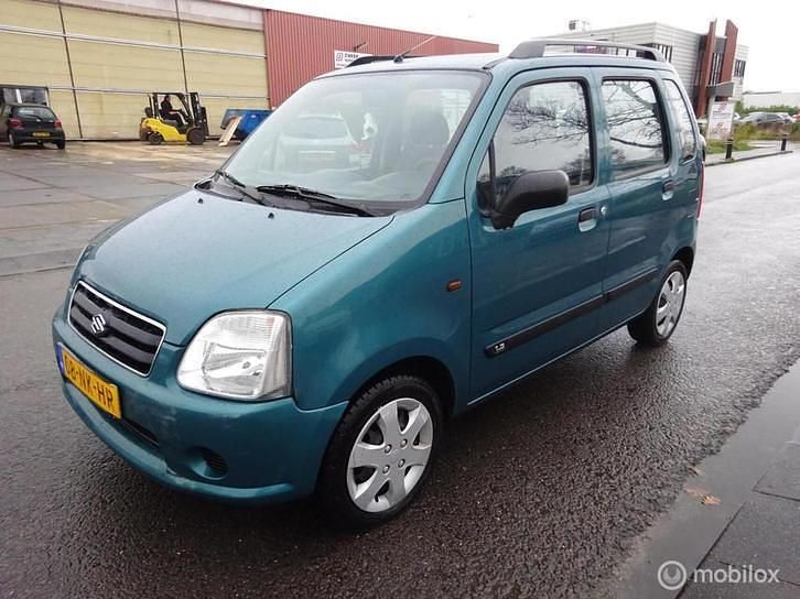 Groen Gebruikt 2003 Suzuki Wagon R+ GLX Stationwagen | € 2.250 (Goede deal) - Afbeelding 1/4