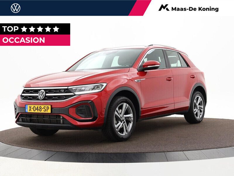 Rood Gebruikt 2024 VW T-Roc R-line SUV | € 32.740 (Eerlijke prijs) - Afbeelding 1/4