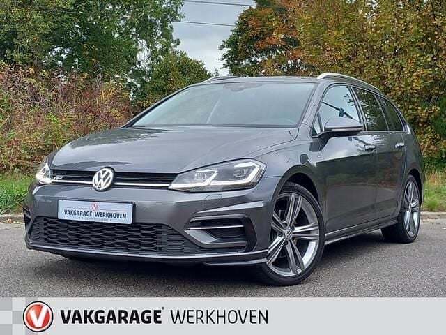Grijs Gebruikt 2019 VW Golf VII Highline Stationwagen | € 18.950 (Eerlijke prijs) - Afbeelding 1/4