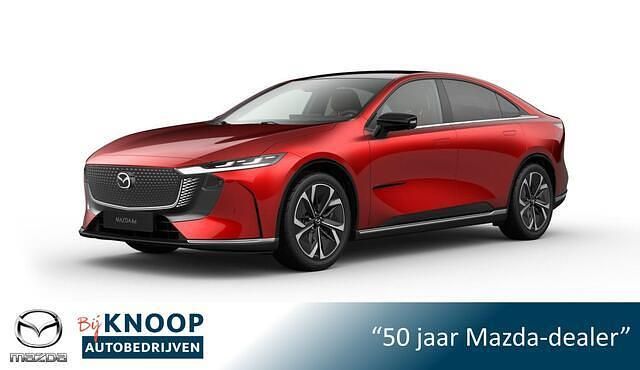 Rood Nieuw 2025 Mazda 6e Takumi-Line Hatchback | € 46.390 (Eerlijke prijs) - Afbeelding 1/4