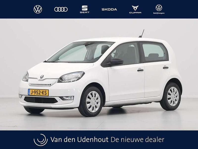 Wit Gebruikt 2020 Skoda Citigo-e IV Ambition Hatchback | € 11.440 (Eerlijke prijs) - Afbeelding 1/4