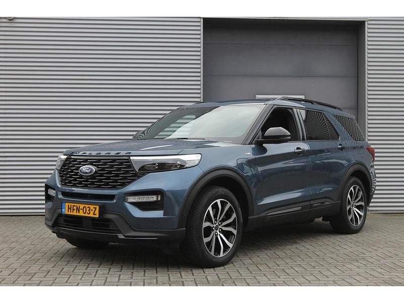 Blauw Gebruikt 2020 Ford Explorer ST-Line SUV | € 42.999 (Eerlijke prijs) - Afbeelding 1/4