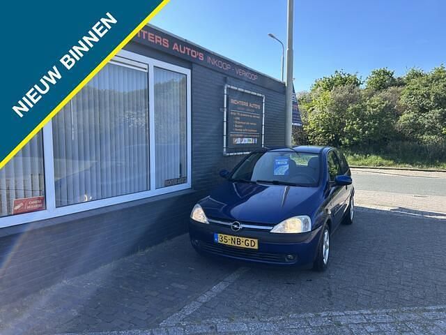 Blauw Gebruikt 2003 Opel Corsa Njoy Hatchback | € 1.399 (Eerlijke prijs) - Afbeelding 1/4