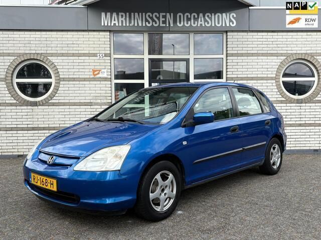 Blauw Gebruikt 2003 Honda Civic Hatchback | € 1.995 (Eerlijke prijs) - Afbeelding 1/4