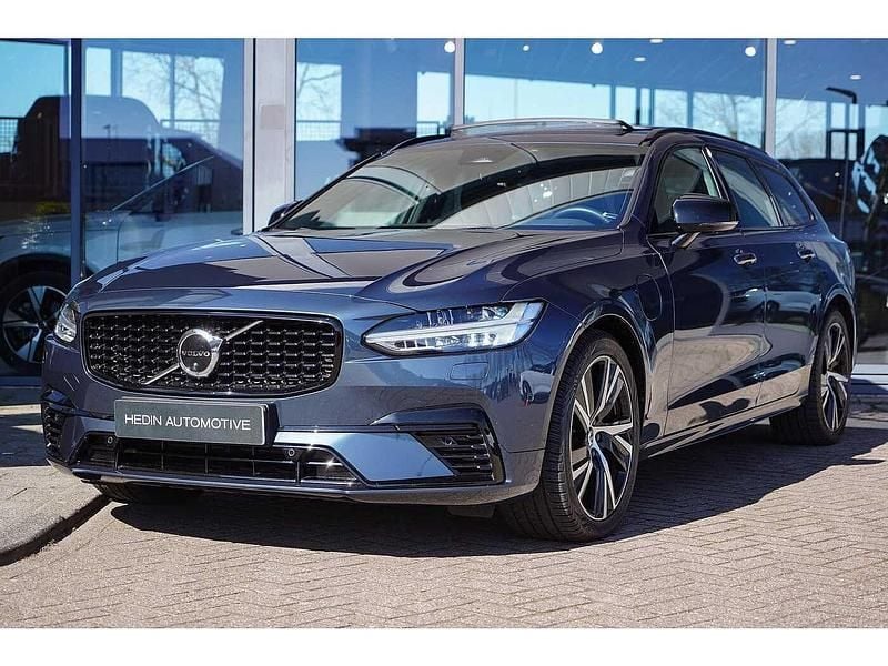 Blauw Gebruikt 2020 Volvo V90 Ultimate Stationwagen | € 54.995 - Afbeelding 1/4
