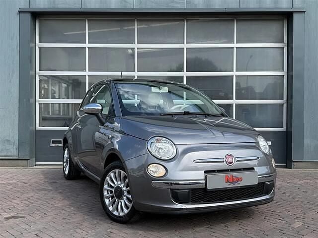 Grijs Gebruikt 2013 Fiat 500 Lounge Hatchback | € 6.950 (Eerlijke prijs) - Afbeelding 1/4