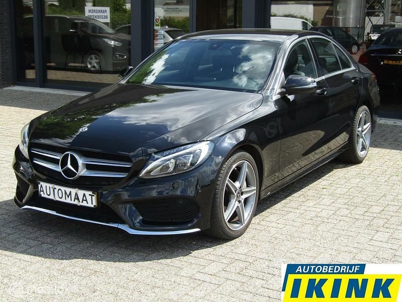 Zwart Gebruikt 2018 Mercedes C180 Business Sedan | € 22.950 (Eerlijke prijs) - Afbeelding 1/4