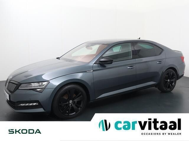 Grijs Gebruikt 2020 Skoda Superb Business Line Hatchback | € 22.940 (Super prijs) - Afbeelding 1/4