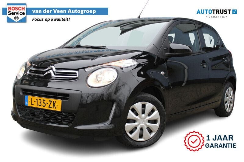 Zwart Gebruikt 2021 Citroën C1 Feel Hatchback | € 9.250 (Eerlijke prijs) - Afbeelding 1/4