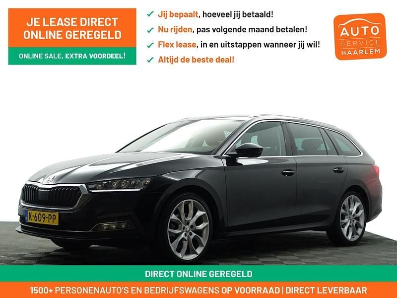 Zwart metallic Gebruikt 2021 Skoda Octavia Business Line Stationwagen | € 19.900 (Iets duurder) - Afbeelding 1/4
