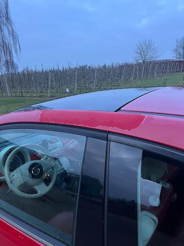 Occasion Fiat 500 Lounge 2008 Rood (mat) Hatchback