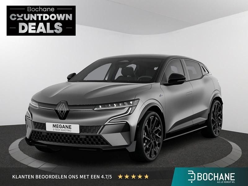 Gris schiste satin / noir étoilé (grijs mica) Nieuw 2025 Renault Megane E-Tech Esprit Alpine SUV | € 39.740 (Eerlijke prijs) - Afbeelding 1/4