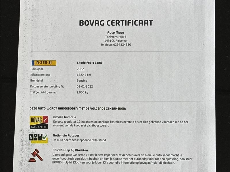 Occasion Skoda Fabia Ambition 2022 Wit Hatchback