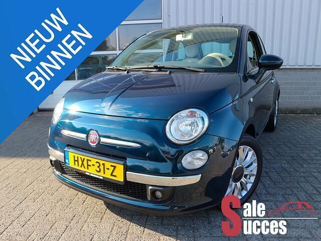 Blauw Gebruikt 2014 Fiat 500 Lounge Hatchback | € 6.950 (Eerlijke prijs) - Afbeelding 1/4