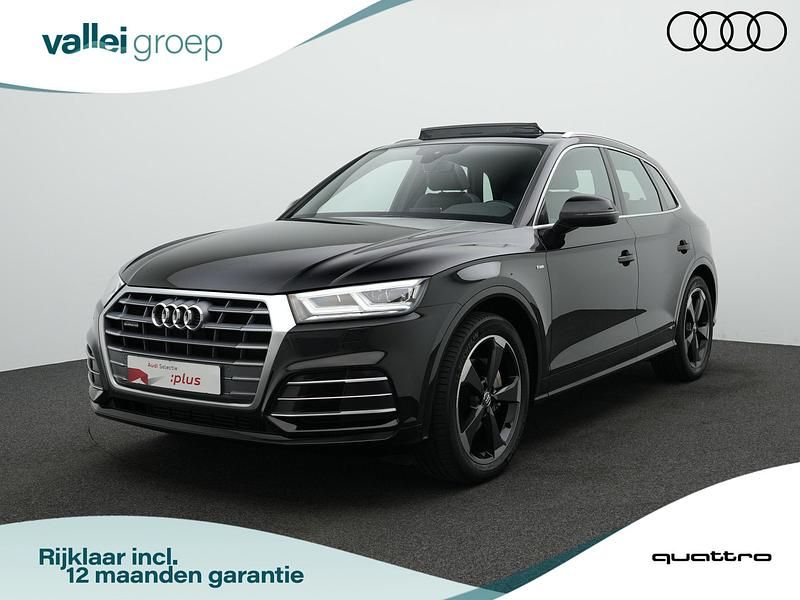 Zwart Gebruikt 2018 Audi Q5 S-Line SUV | € 37.400 (Eerlijke prijs) - Afbeelding 1/4