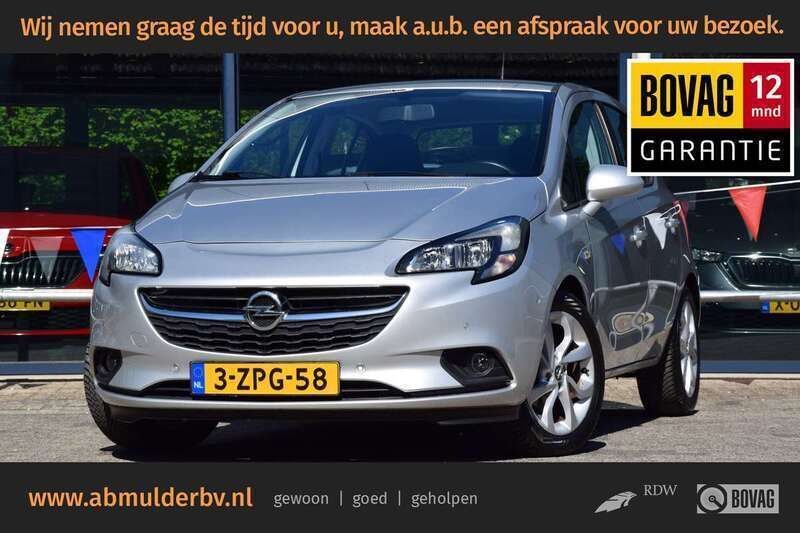 Grijs Gebruikt 2015 Opel Corsa Edition Hatchback | € 9.990 (Eerlijke prijs) - Afbeelding 1/3