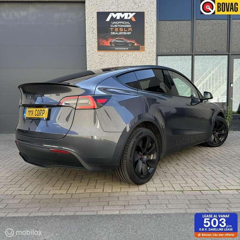 Wit Gebruikt 2022 Tesla Model Y Long Range AWD SUV | € 37.999 (Eerlijke prijs) - Afbeelding 1/4
