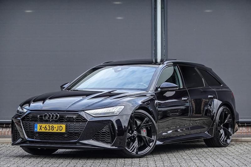 Zwart, metallic lak Gebruikt 2023 Audi RS6 S-Line Stationwagen | € 147.950 (Super prijs) - Afbeelding 1/4