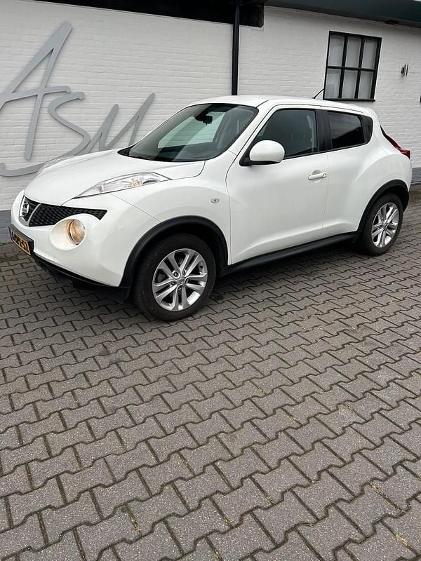 Wit (mat) Gebruikt 2013 Nissan Juke Tekna SUV | € 8.990 (Super prijs) - Afbeelding 1/4